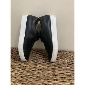 Greats Brooklyn Royale unisex Size 9.5 Black Leather Causal Sneakers Shoes